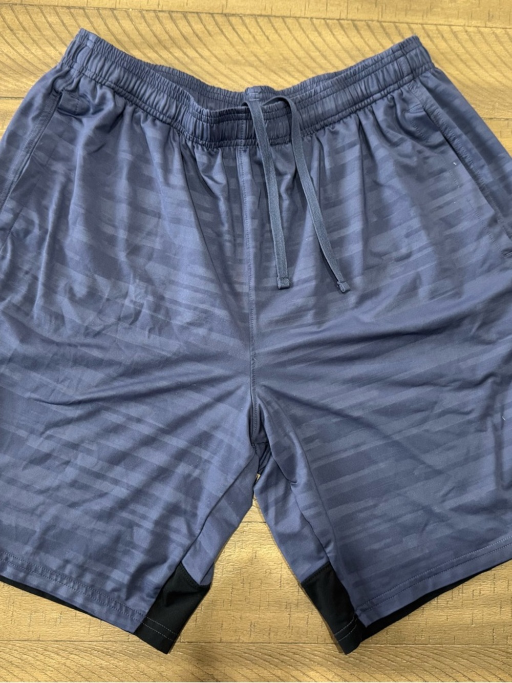 Under Armour Men's Navy Drawstring Athletic Shorts